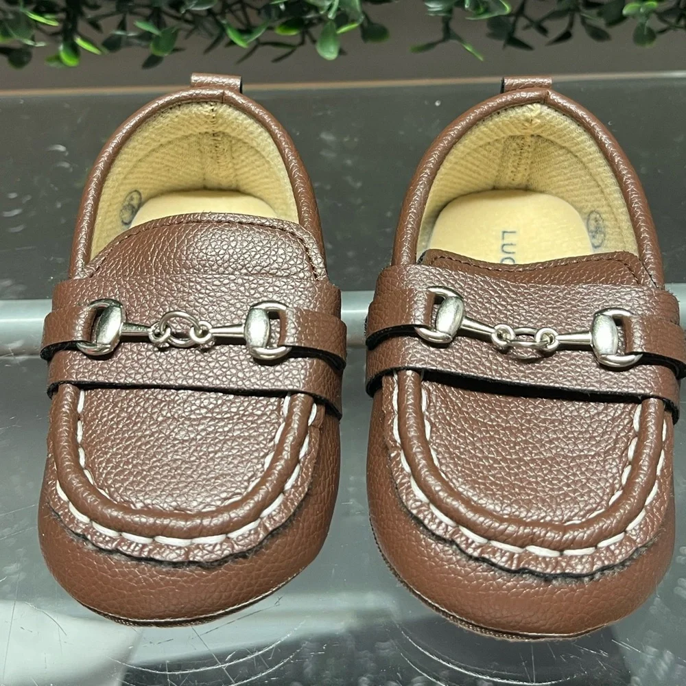 Lucky Brand Brown Baby Loafers
